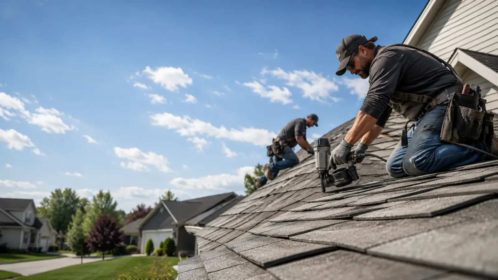 Storm Damage Roof Repair in Saybrook, IL near me